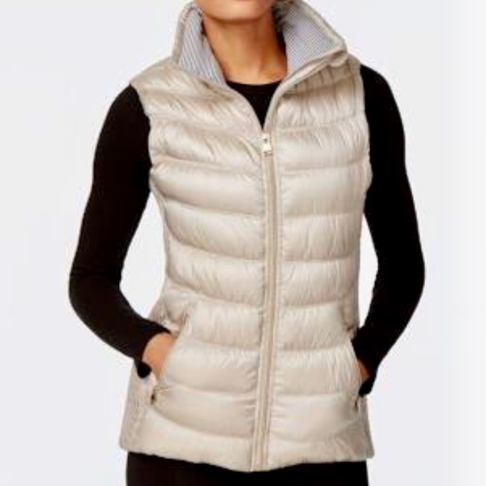 Calvin Klein performance vest- filled with real down